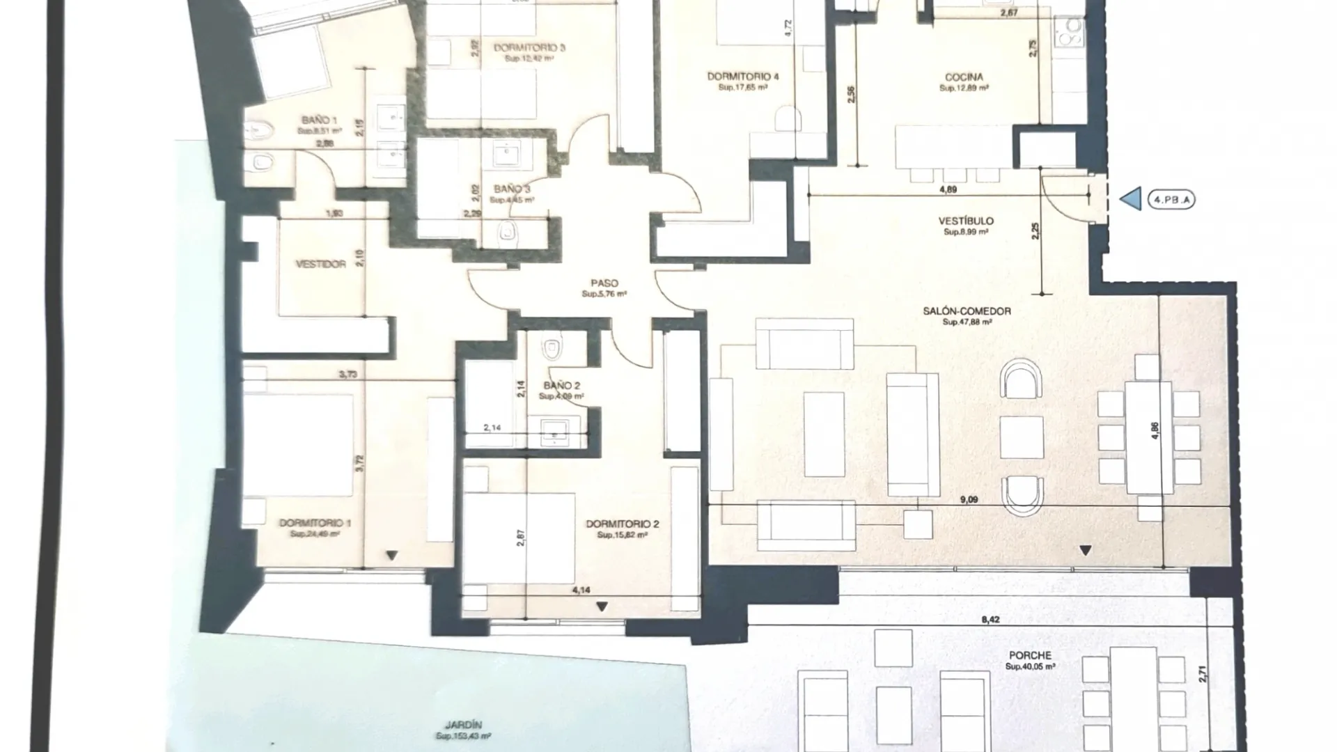 Buy Marbella ground floor apartment with 4 bedrooms