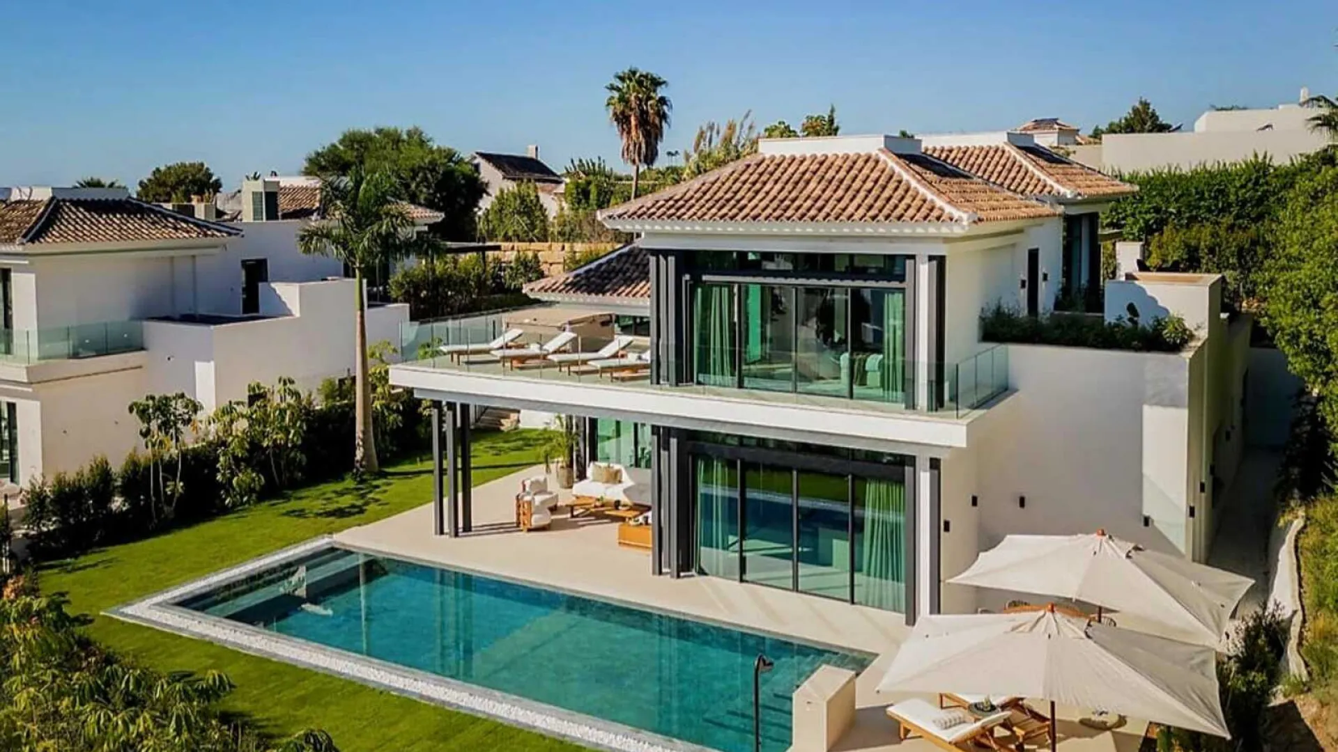 Marbella Golden Mile, villa con 4 dormitorios en venta