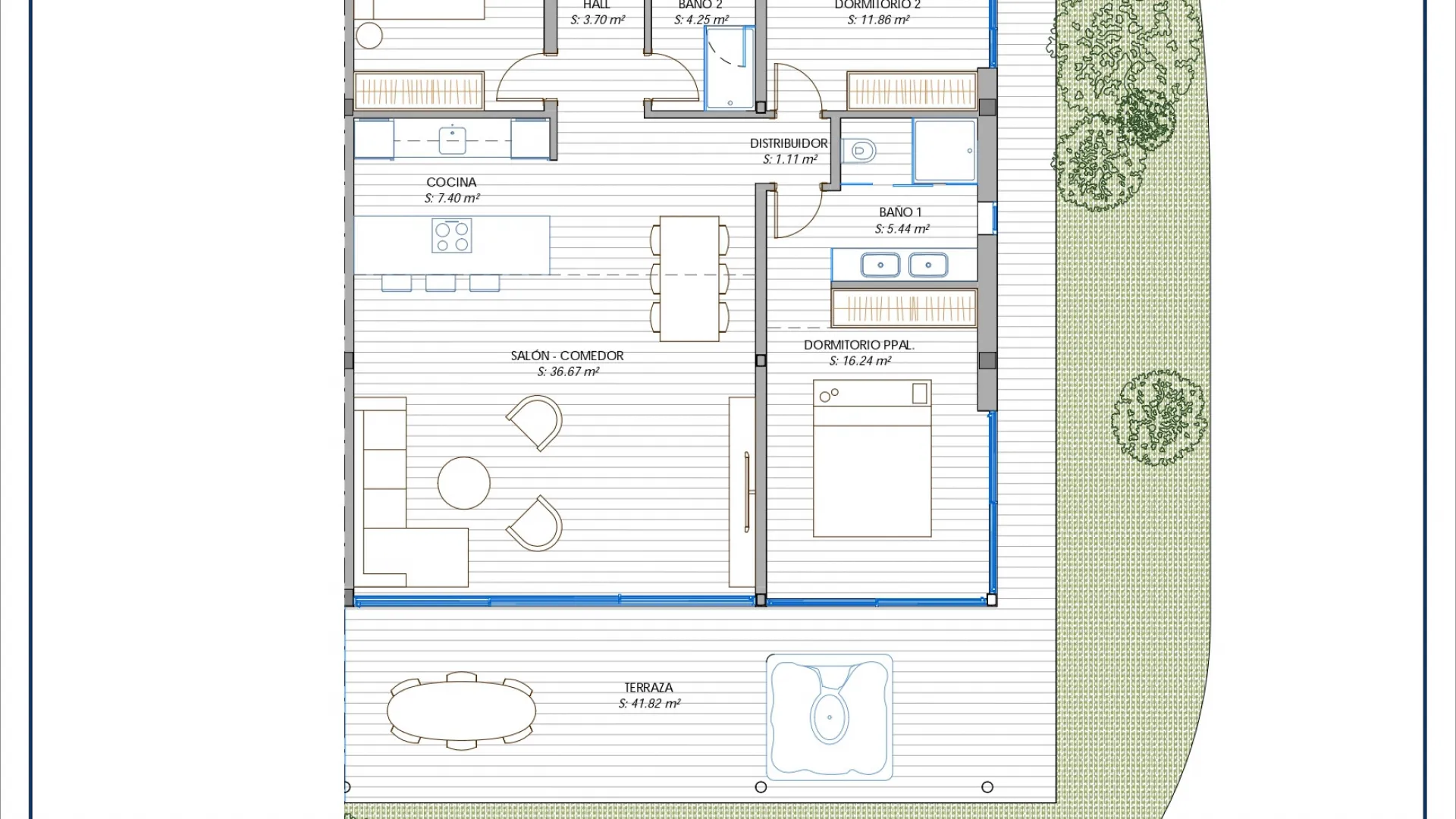 3 bedrooms ground floor apartment for sale in El Higueron