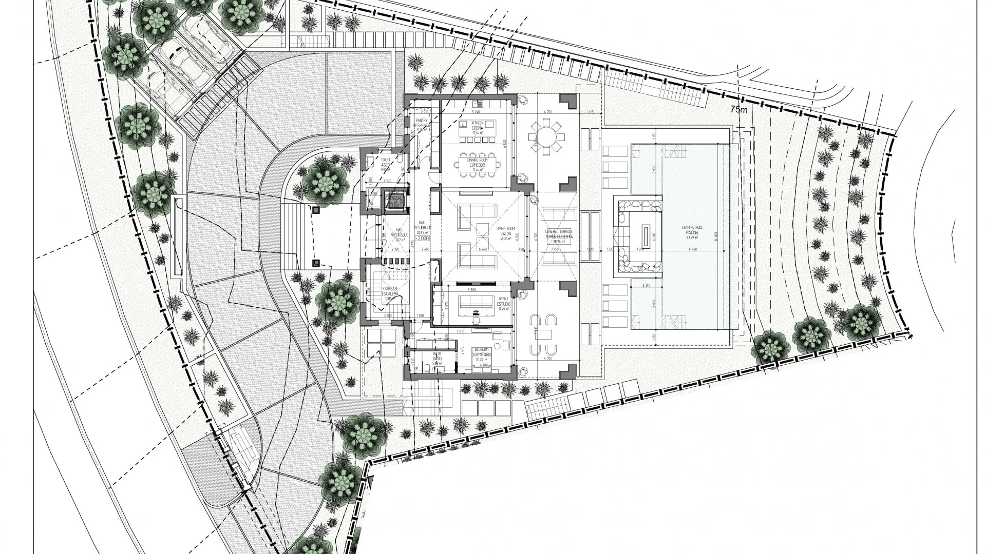 Comprar villa en Los Flamingos Golf de 5 dormitorios