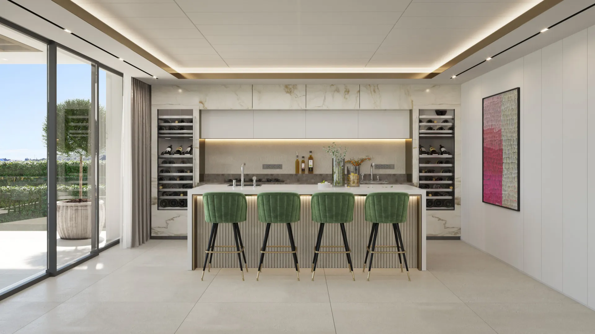 Comprar villa en Los Flamingos Golf de 5 dormitorios