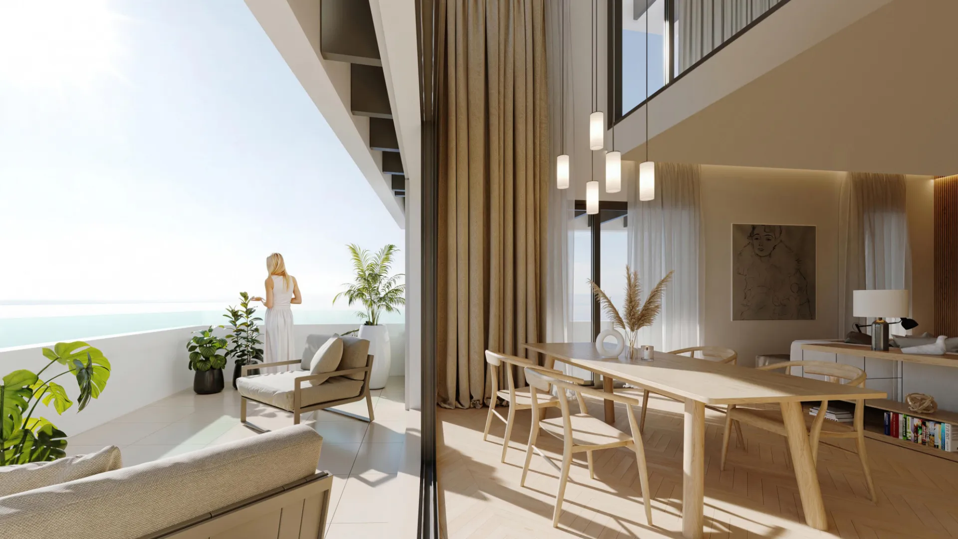 Se vende atico duplex de 4 dormitorios en Malaga