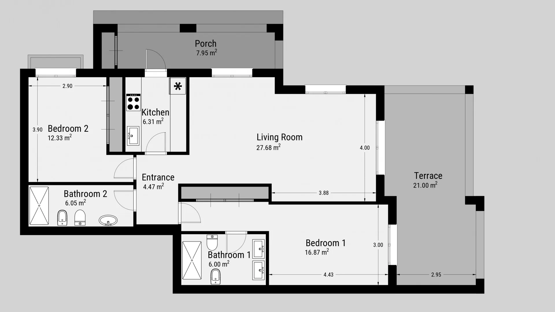 Medina de Banús, apartamento en venta de 2 dormitorios