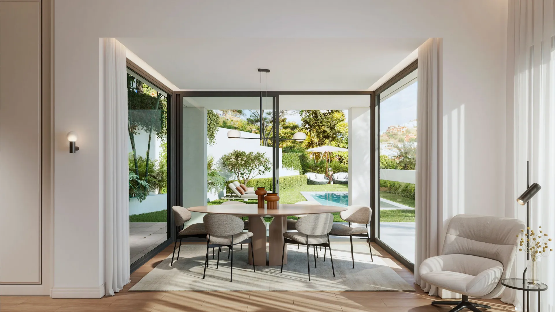 Villa pareada en venta de 3 dormitorios en El Limonar