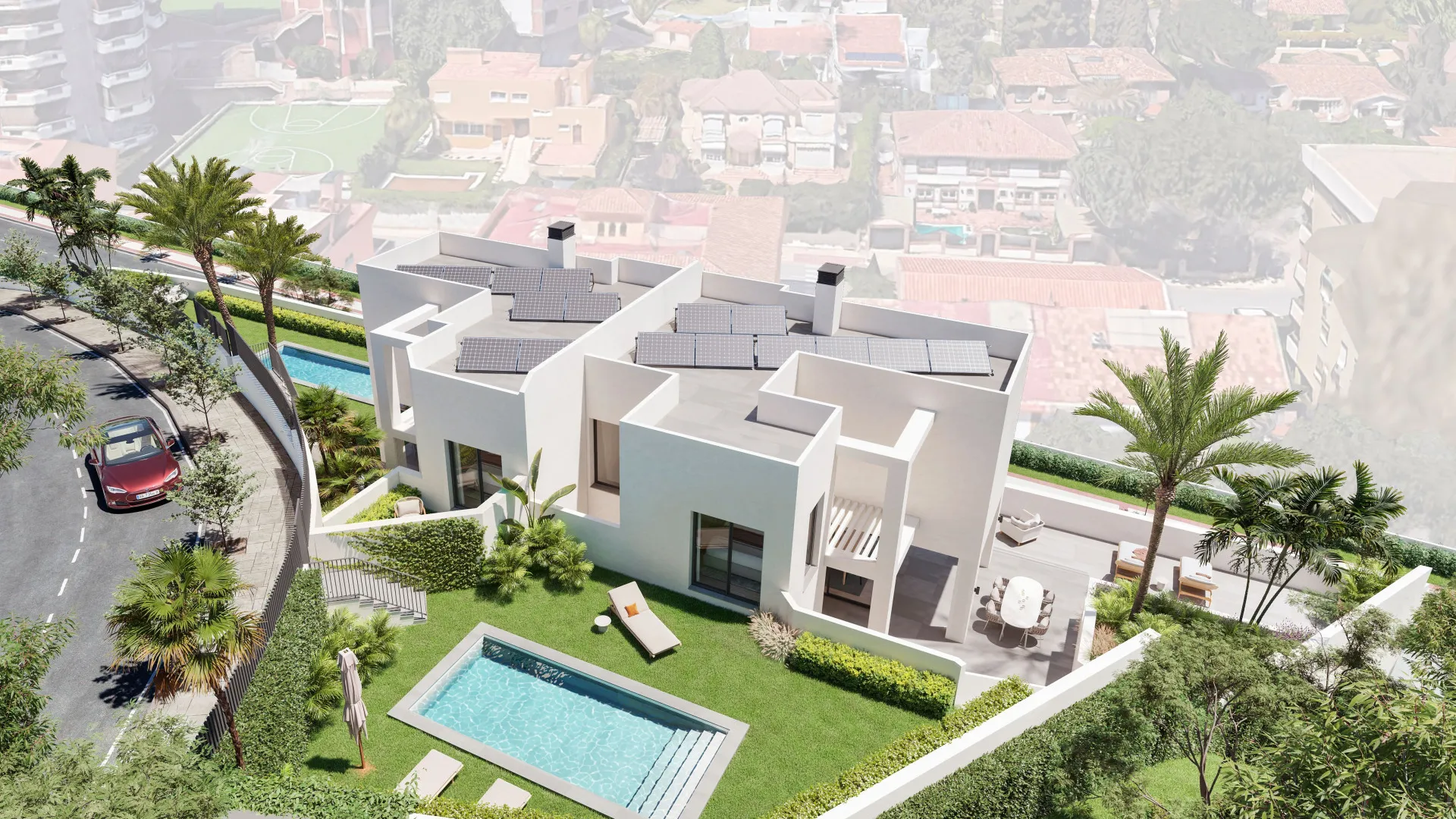 Villa pareada en venta de 3 dormitorios en El Limonar