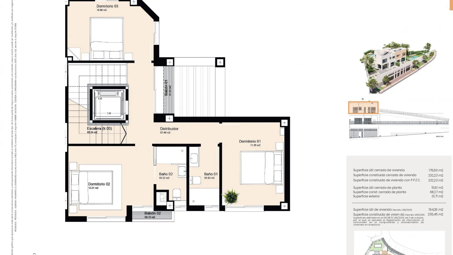 Villa pareada en venta de 3 dormitorios en El Limonar