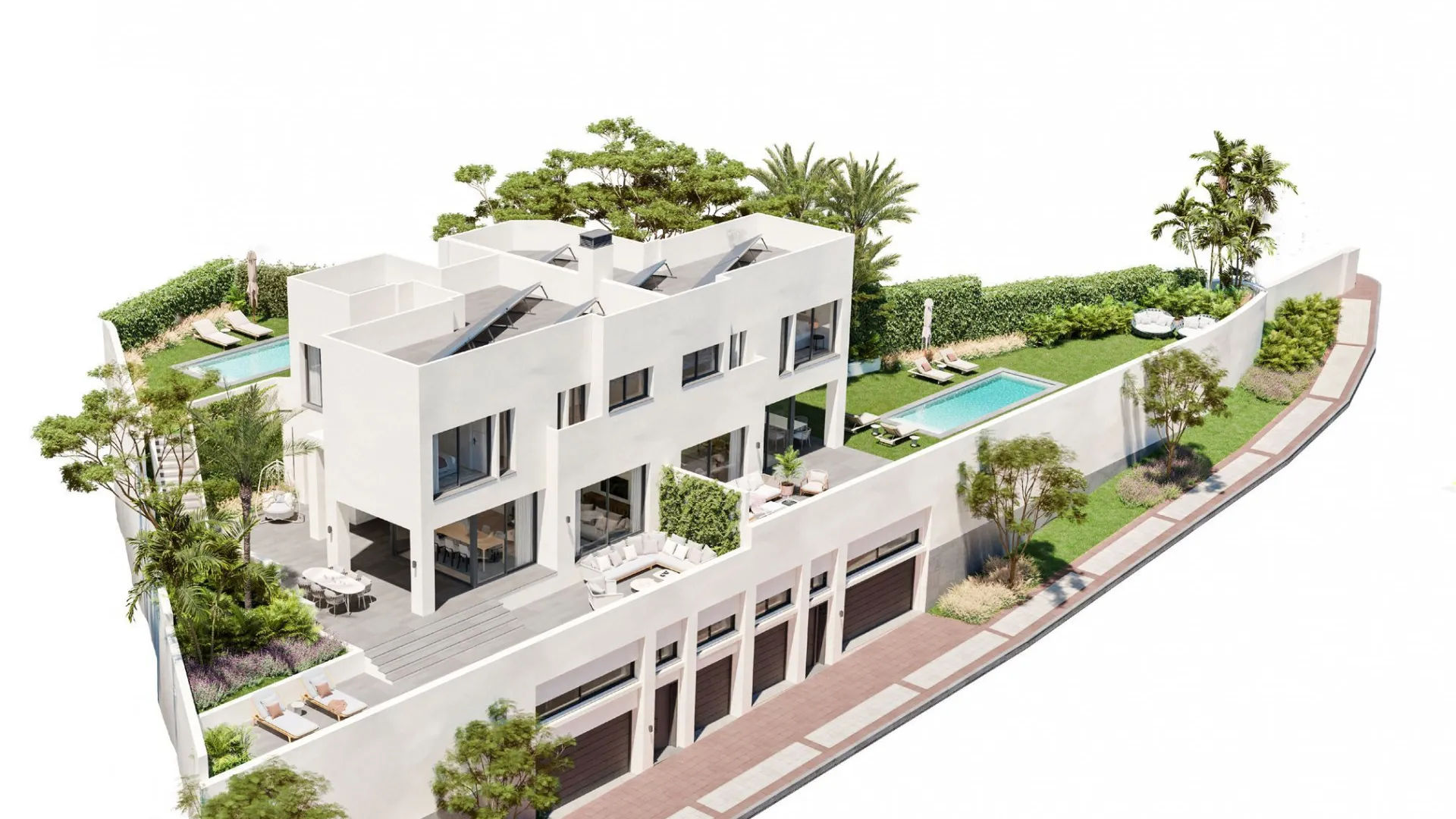 Villa pareada en venta de 3 dormitorios en El Limonar