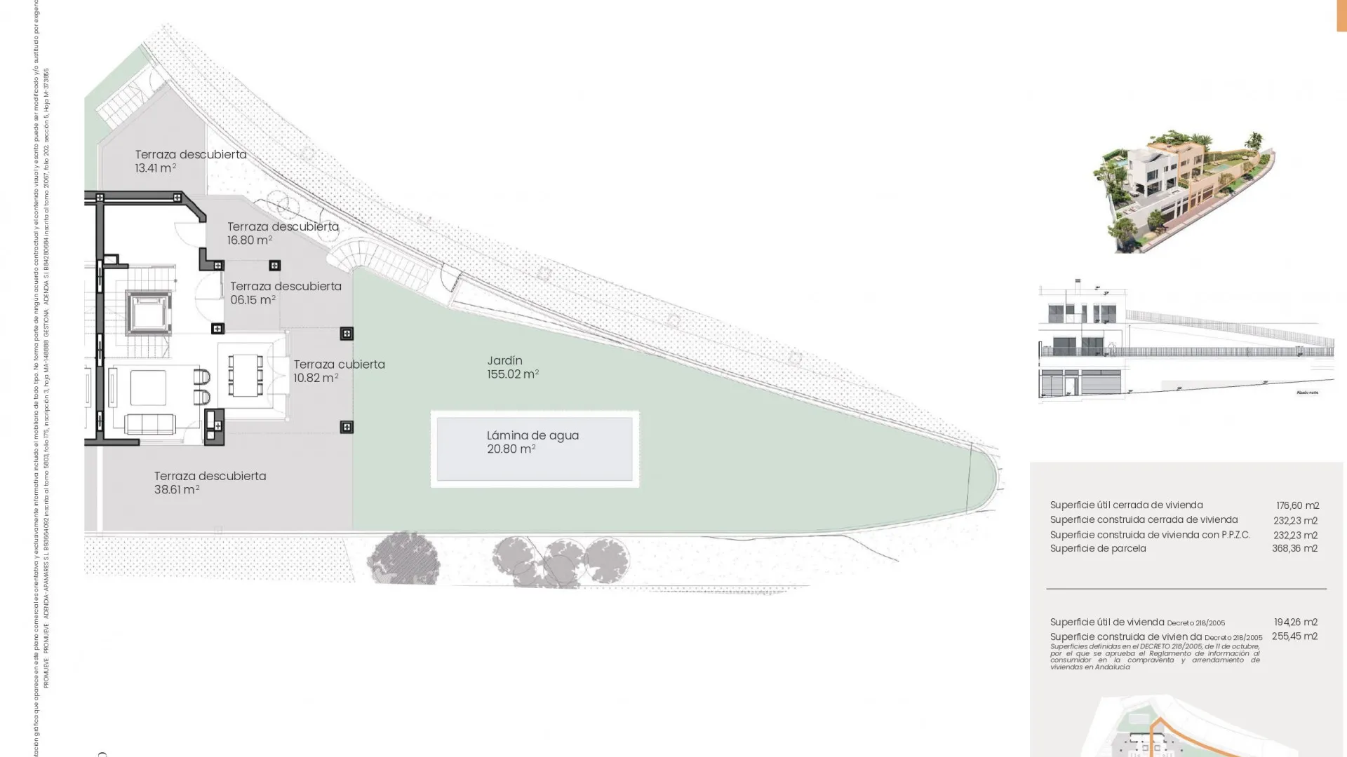Villa pareada en venta de 3 dormitorios en El Limonar