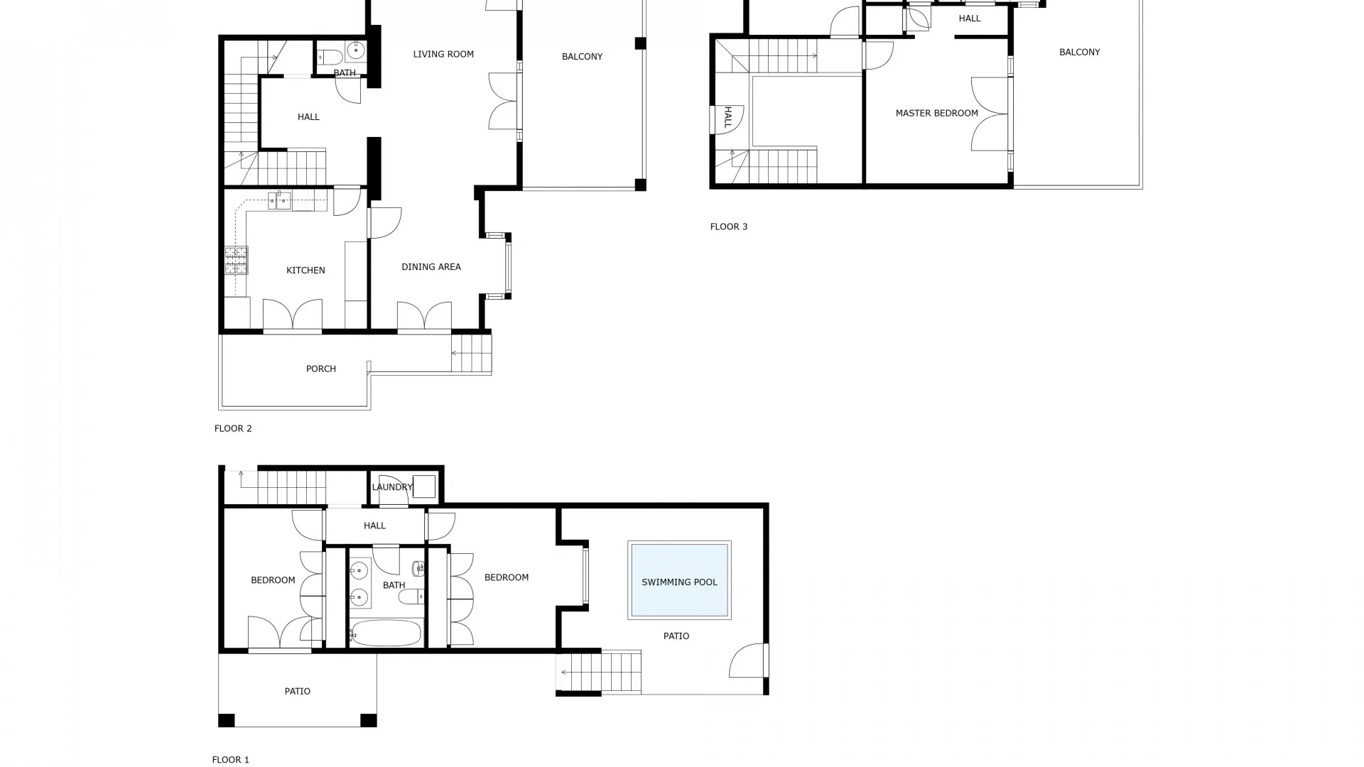 Pareado en venta de 4 dormitorios en Monte Mayor