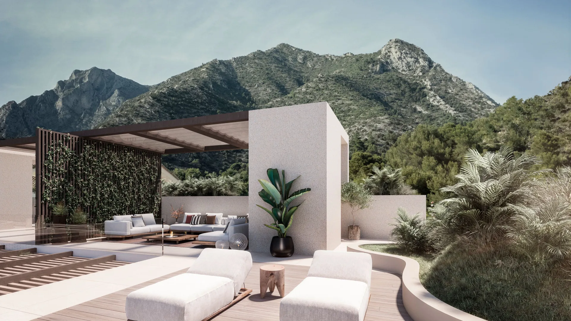 For sale semi detached villa in Marbella Golden Mile with 4 bedrooms