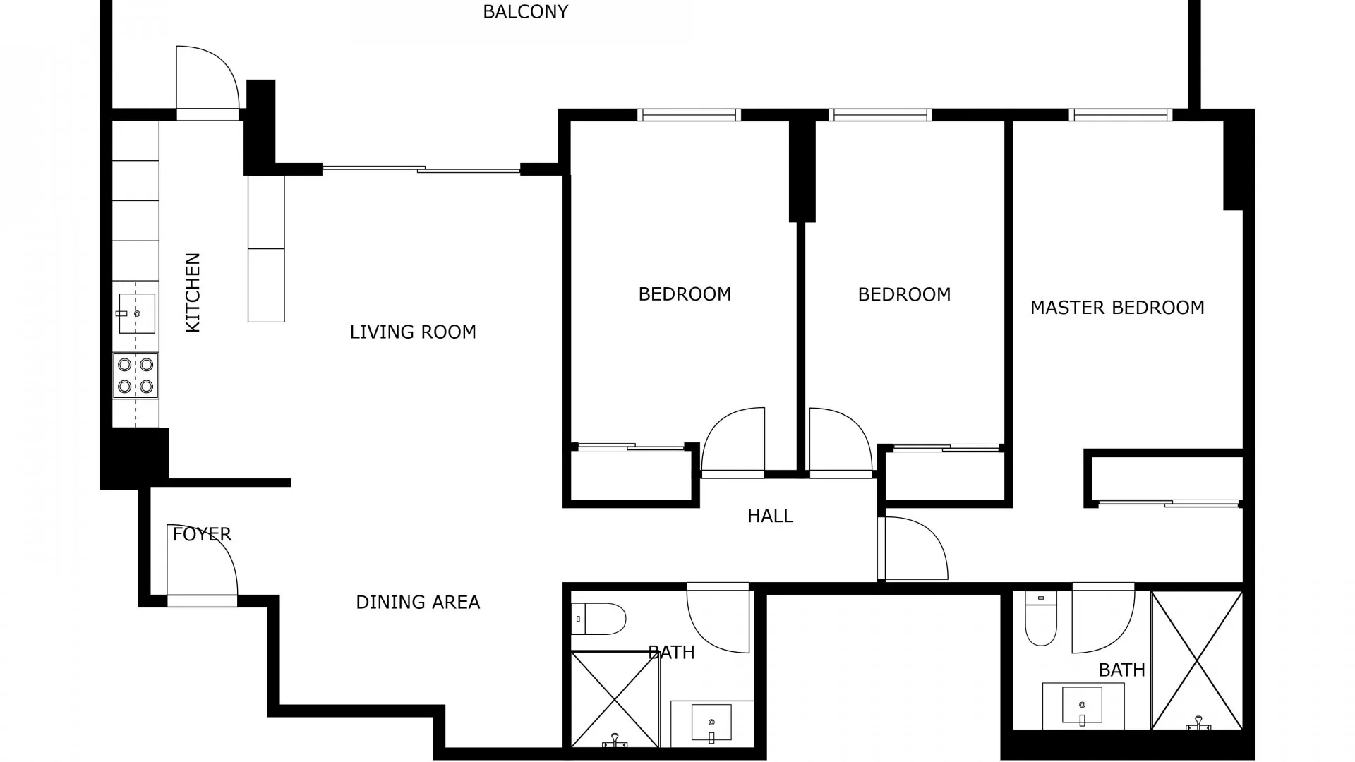 Apartamento en venta en San Pedro de Alcantara de 3 dormitorios