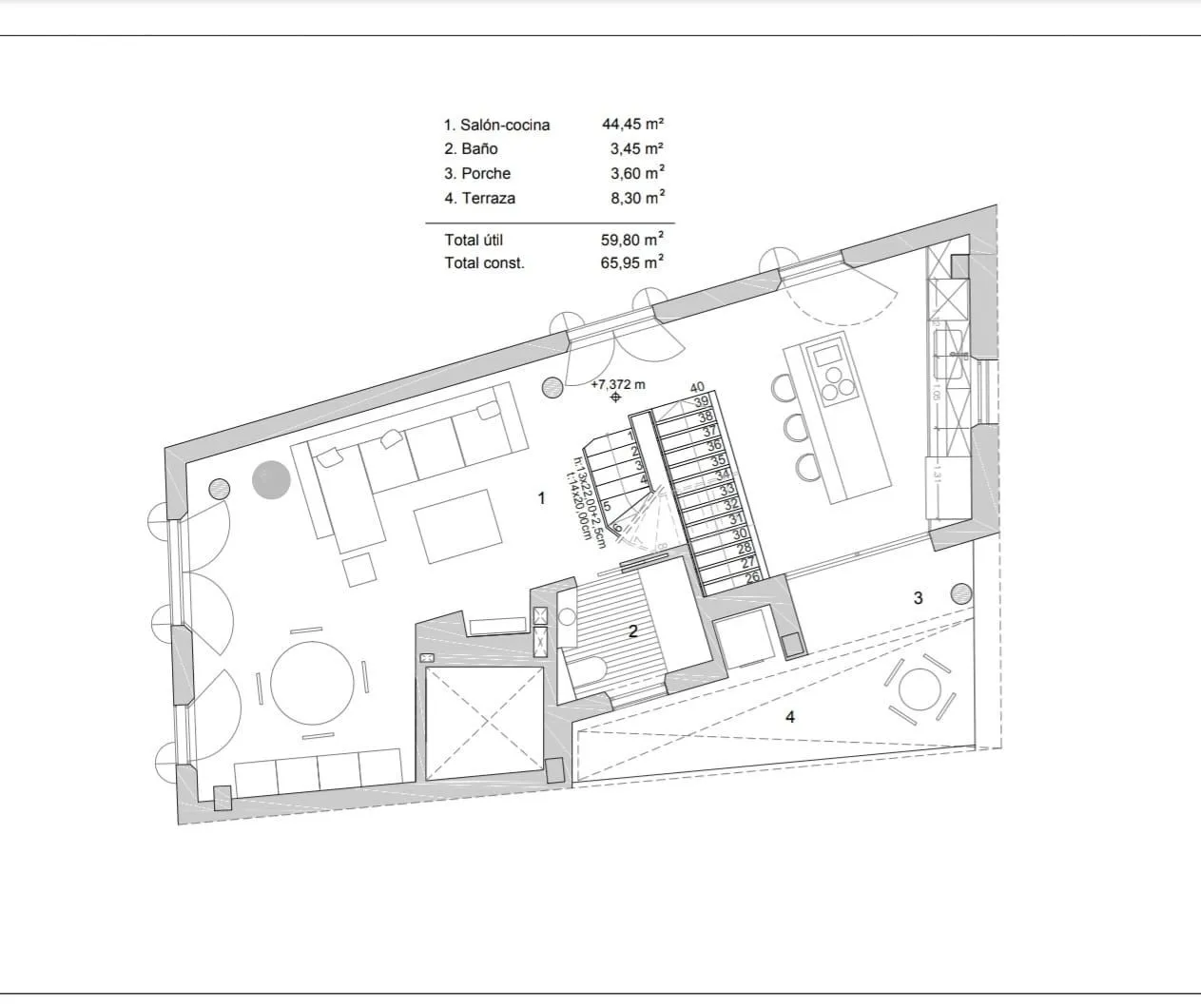 Buy unique building in Malaga with 4 bedrooms