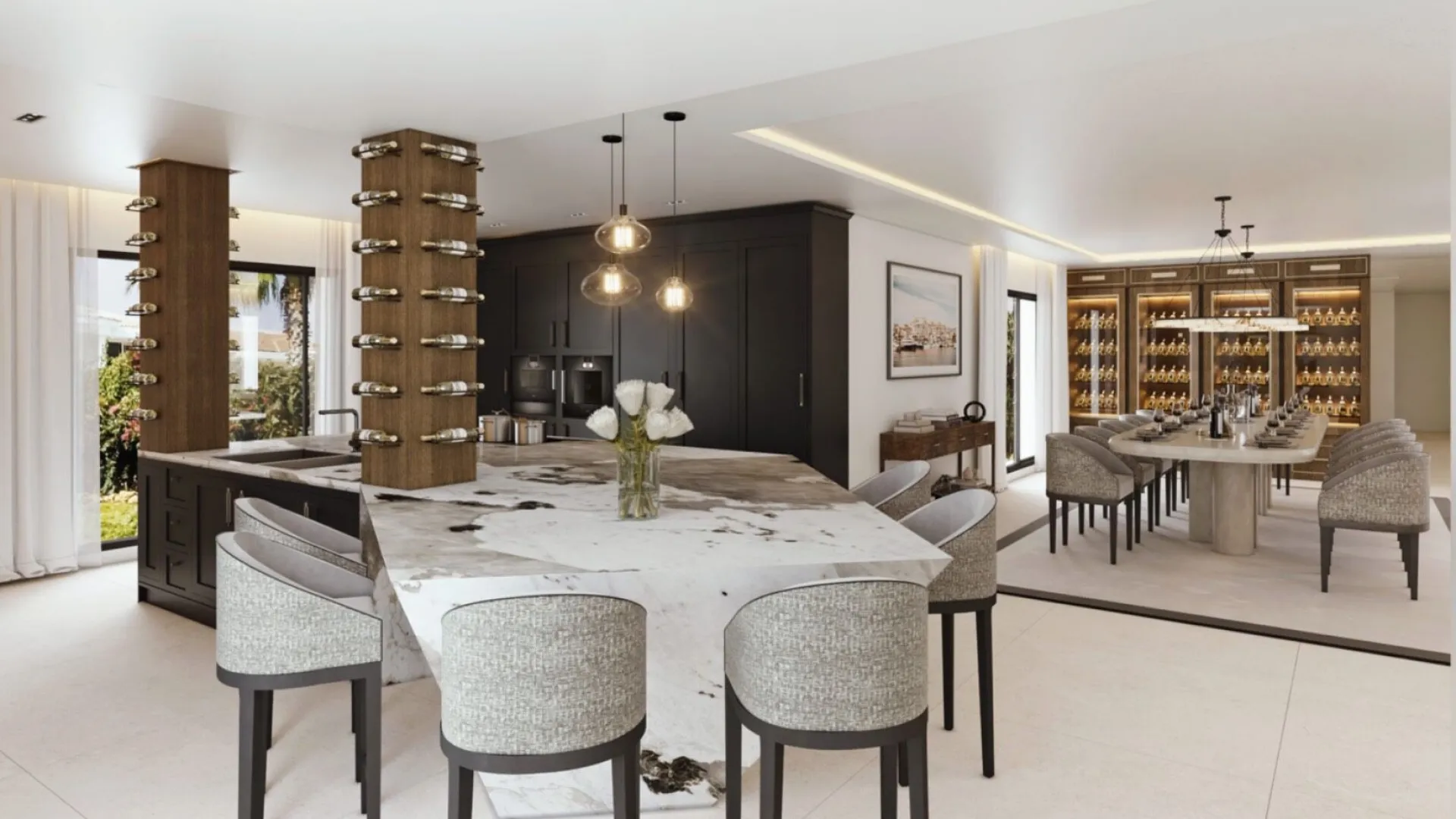 Comprar villa con 5 dormitorios en Las Brisas