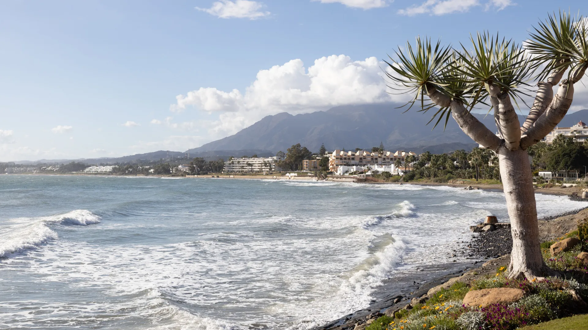 Apartamento planta baja a la venta en Beach Side New Golden Mile de 3 dormitorios