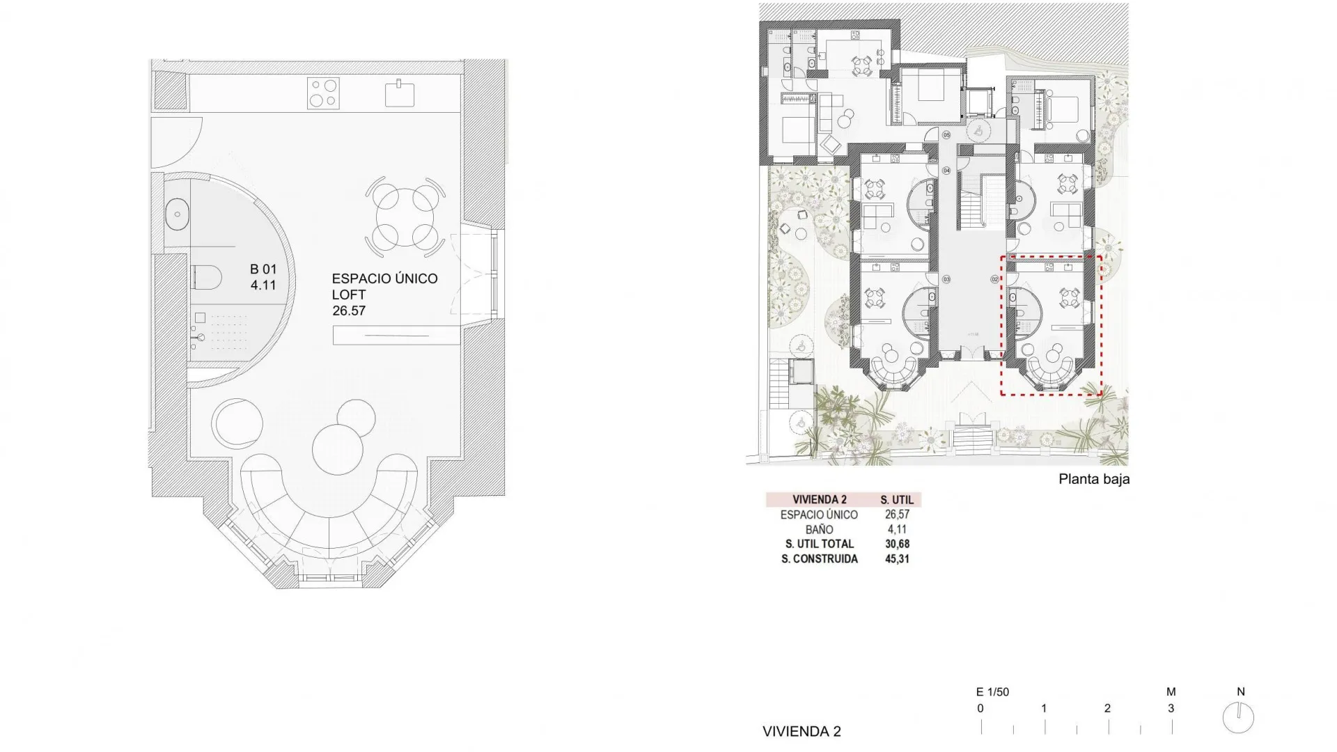 Malaga - Este, estudio en venta