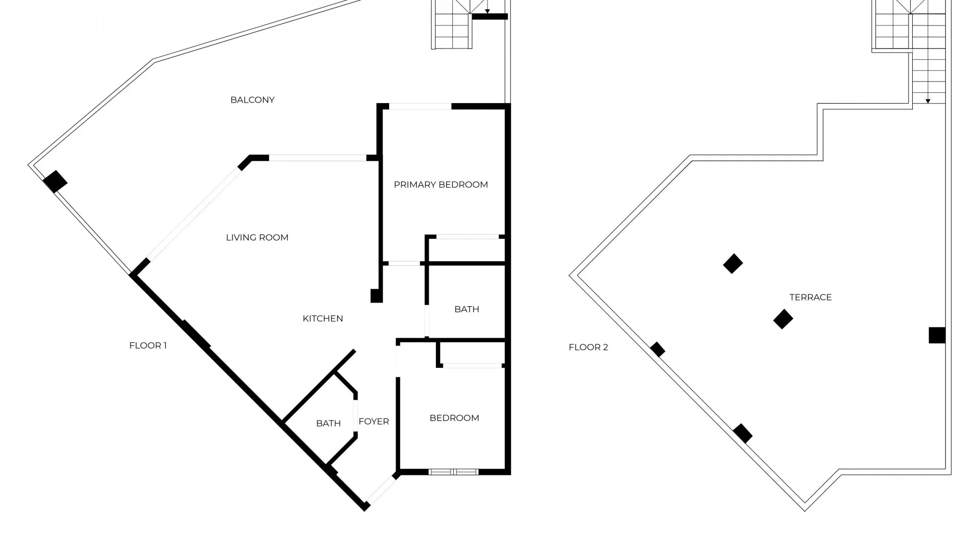 For sale Nerja town house with 2 bedrooms