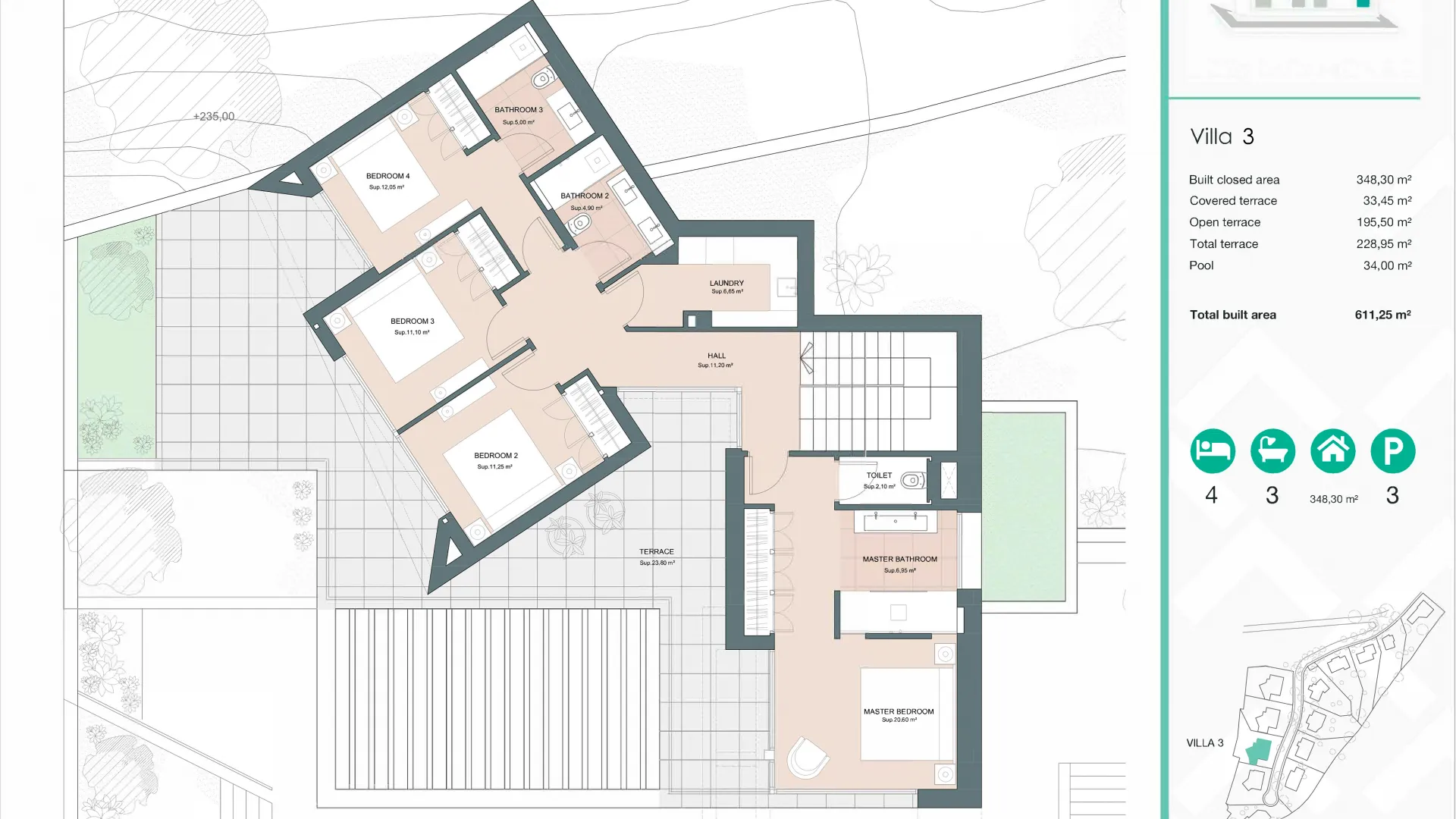 Pinares de San Antón 4 bedrooms house for sale