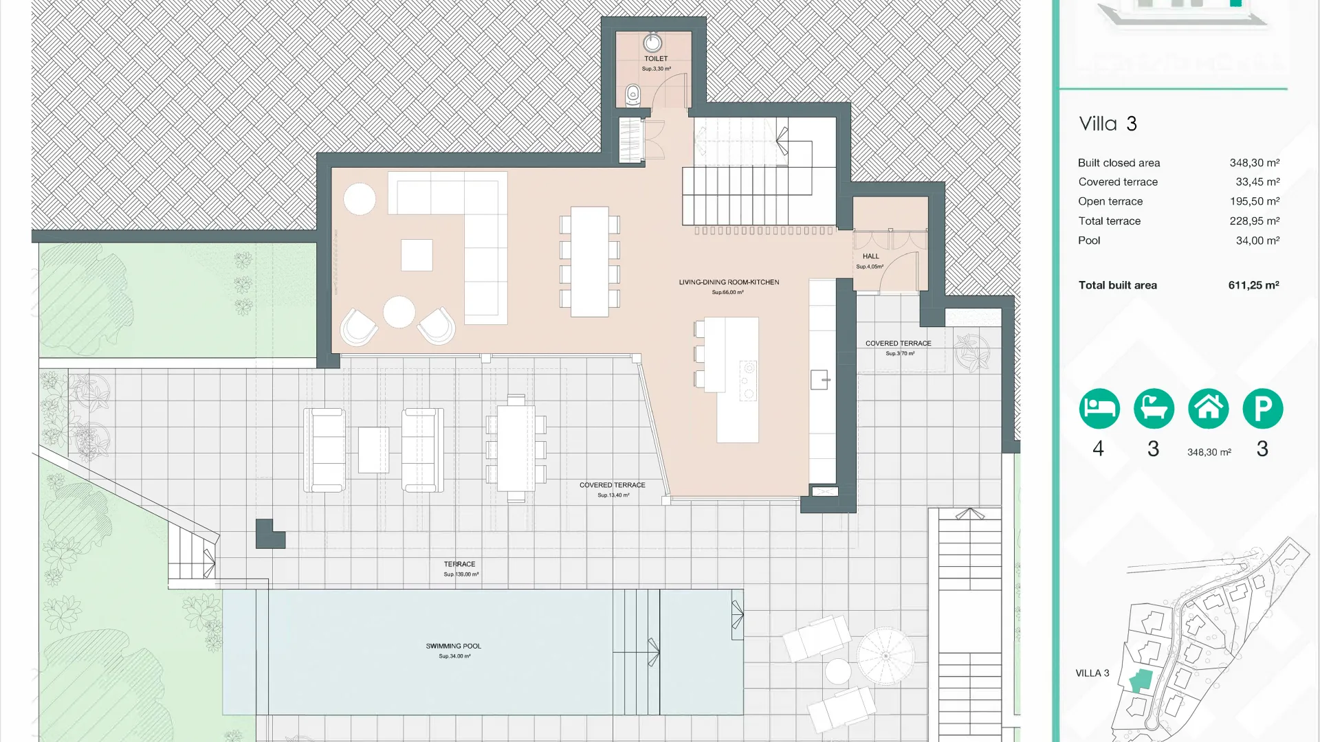 Pinares de San Antón 4 bedrooms house for sale