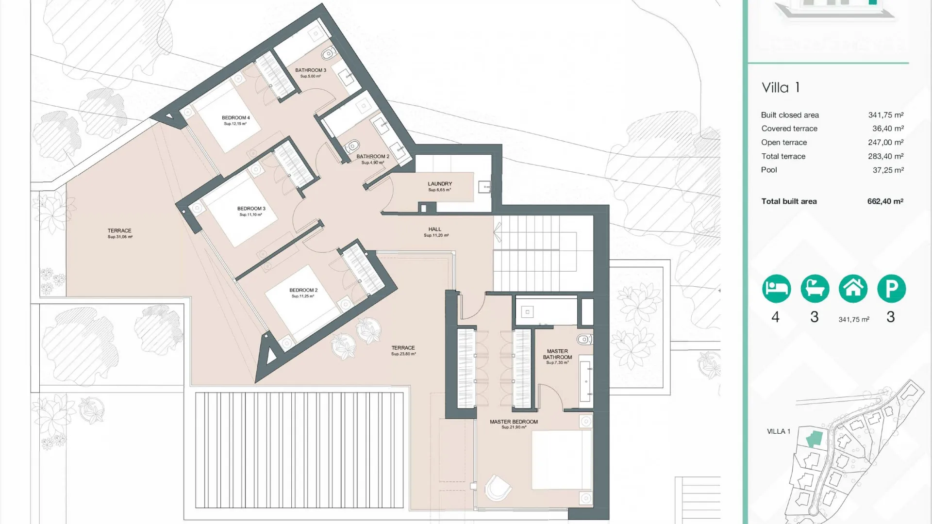 4 bedrooms house in Pinares de San Antón for sale