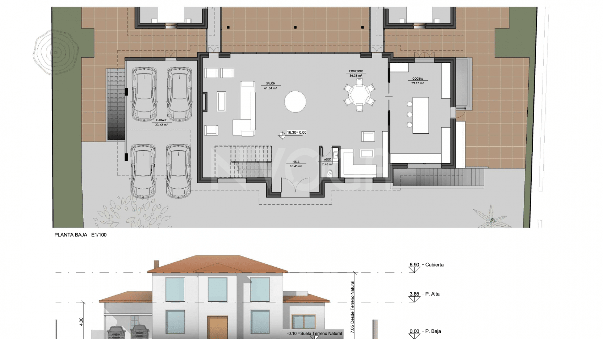 Magnificent plot of 2,000 m2 with project to build a beautiful villa, in the prestigious area of Guadalmina Baja