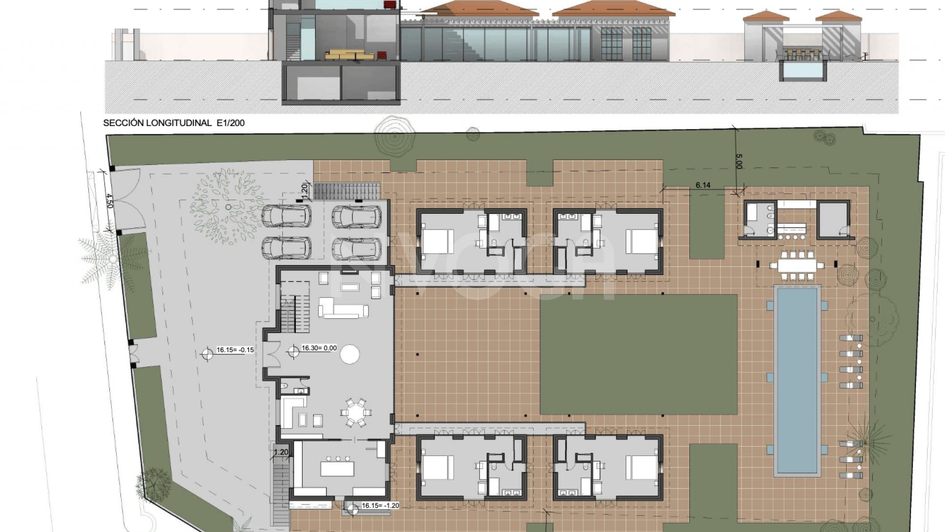 Magnificent plot of 2,000 m2 with project to build a beautiful villa, in the prestigious area of Guadalmina Baja