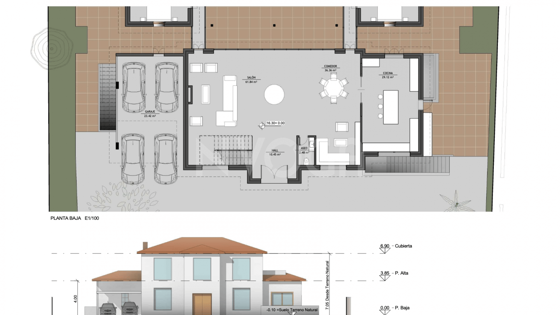 Magnificent plot of 2,000 m2 with project to build a beautiful villa, in the prestigious area of Guadalmina Baja