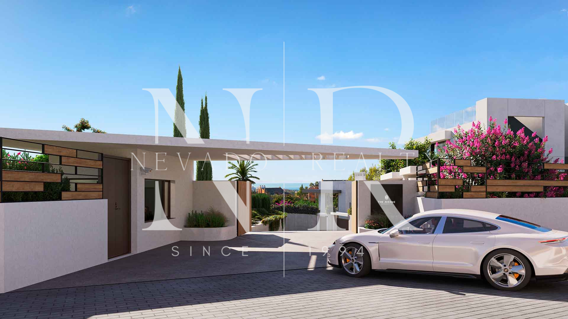 Villa in Nueva Andalucía under construction in a gated community for sale