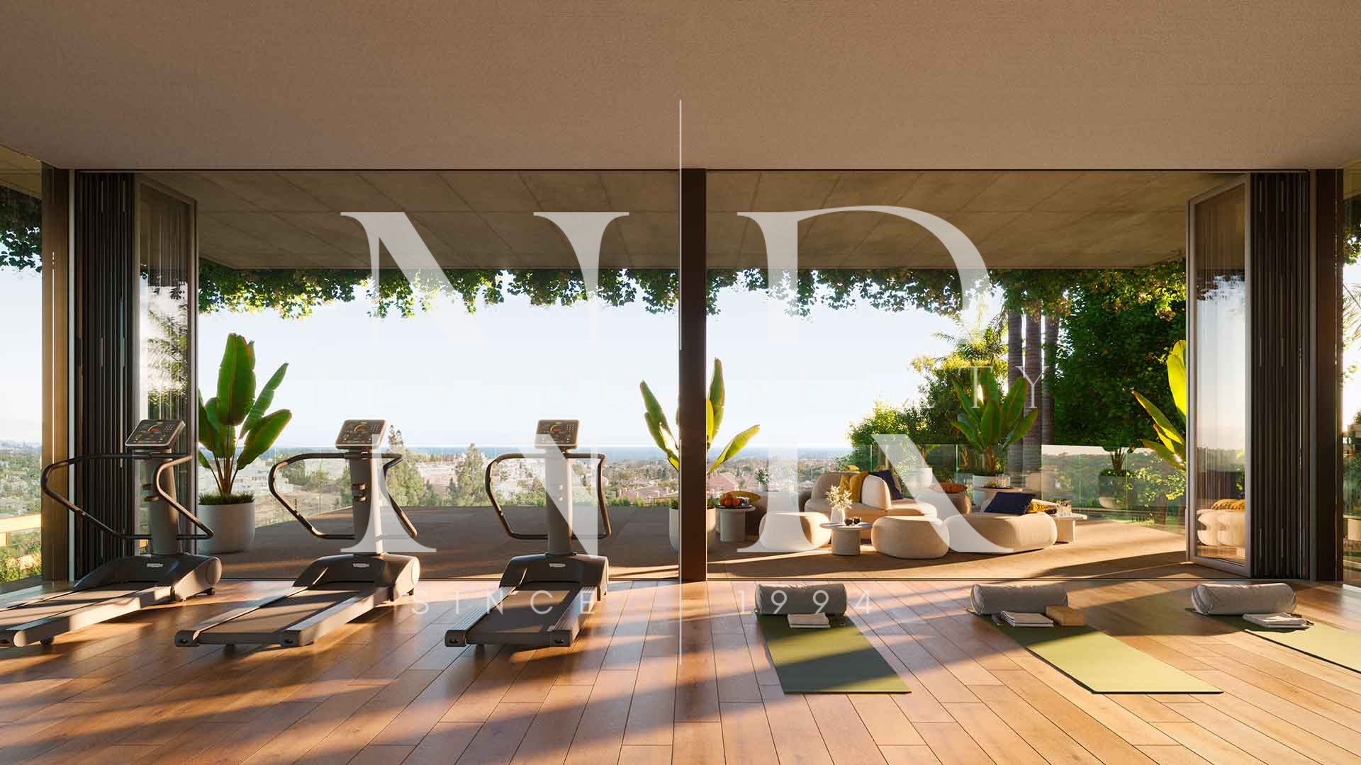 Villa in Nueva Andalucía under construction in a gated community for sale