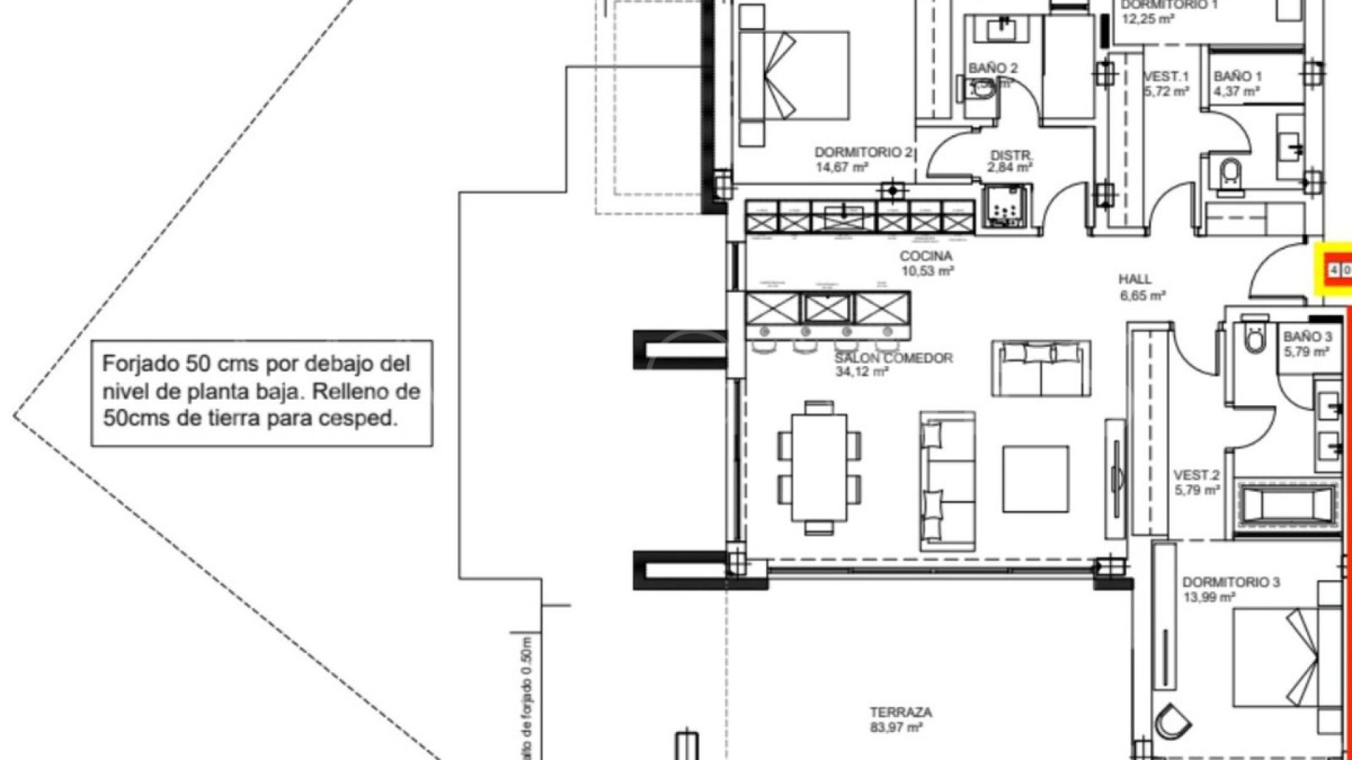 Appartement rez de chaussée for sale in Ojen