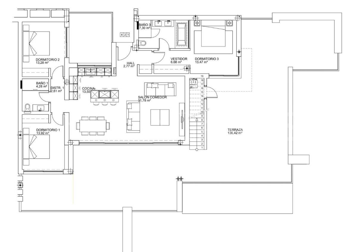 Wohnung for sale in Ojen