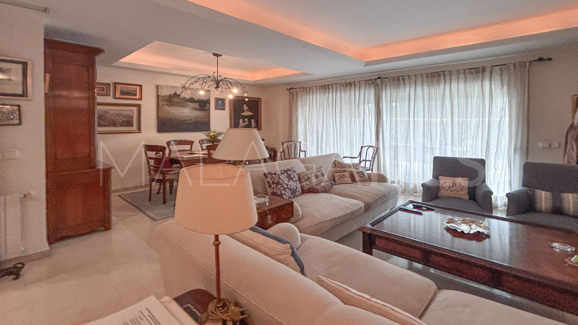 Marbella Golden Mile ground floor apartment for sale