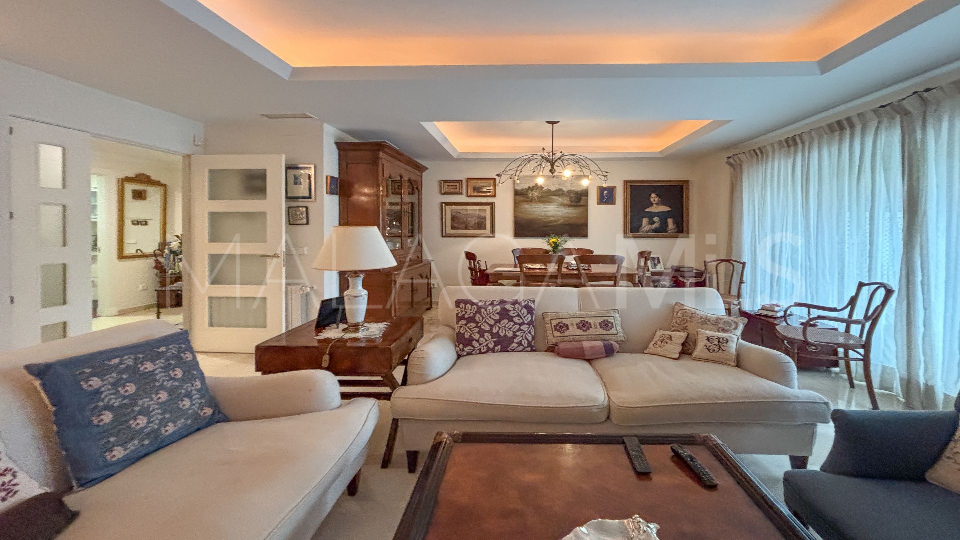 Marbella Golden Mile ground floor apartment for sale