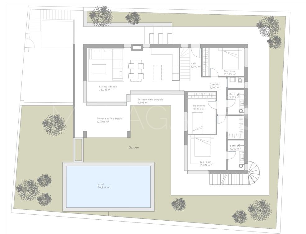 Villa with 4 bedrooms for sale in Puerto Romano
