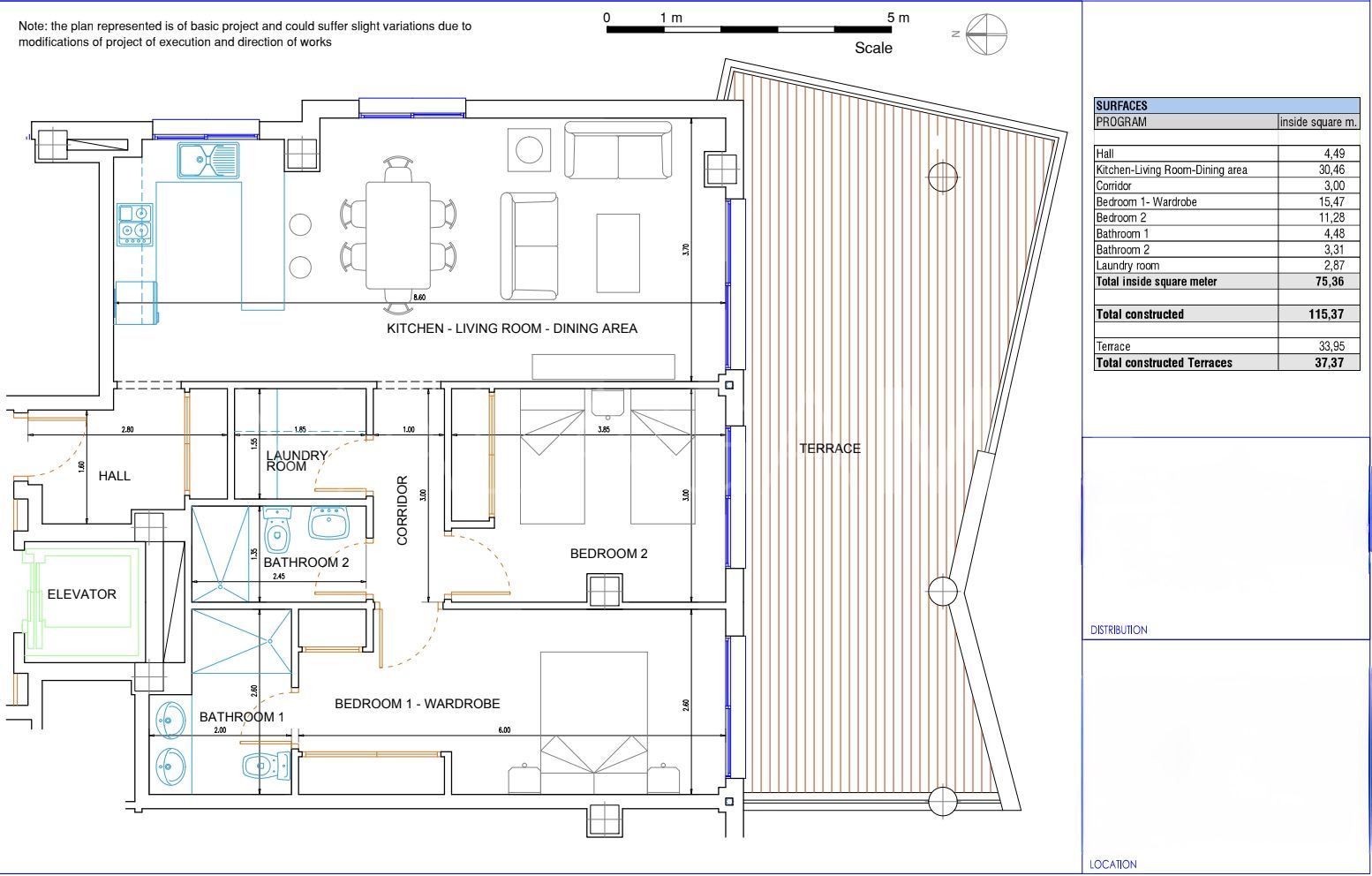 For sale Las Lagunas 2 bedrooms apartment