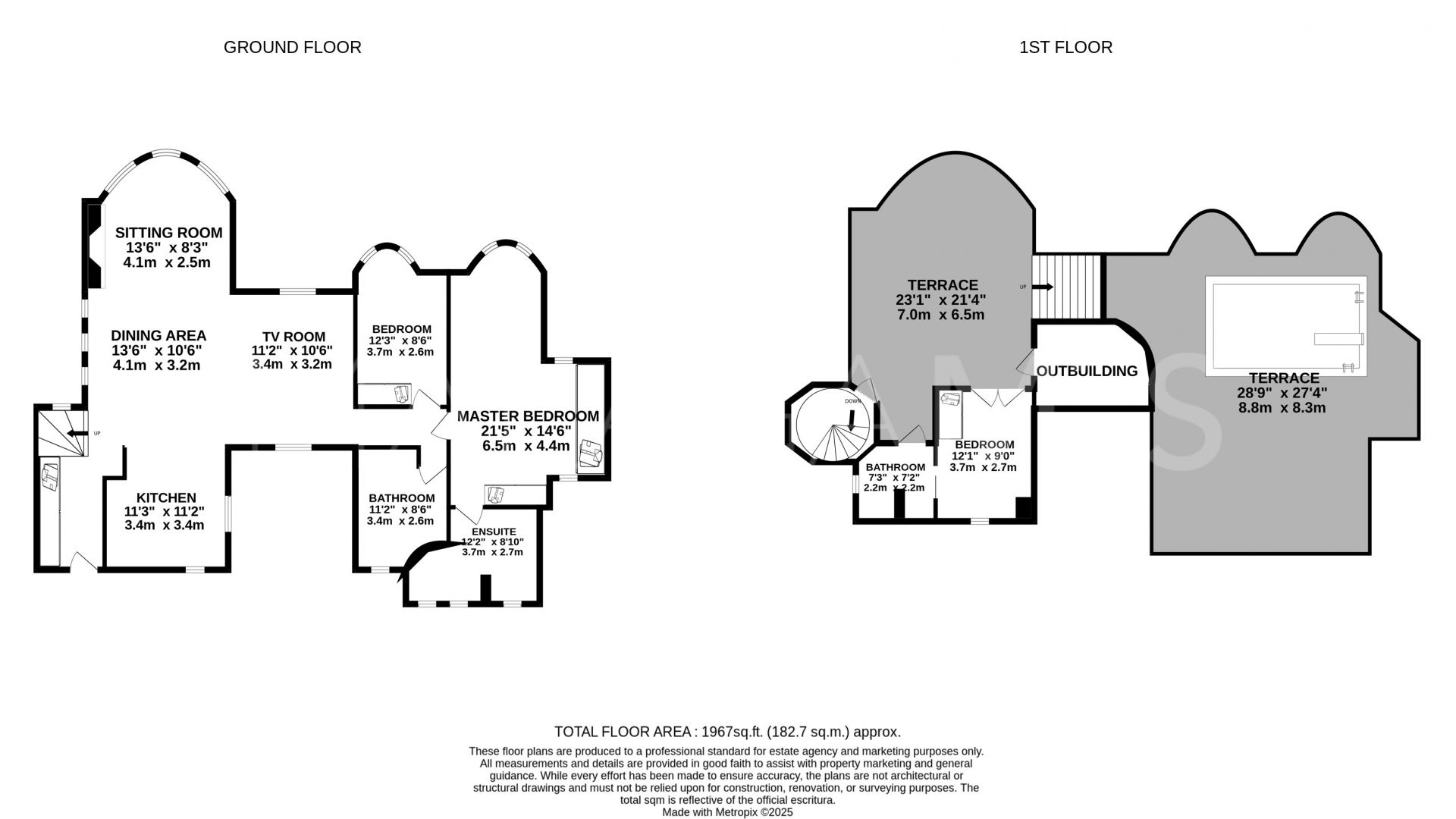 Duplex penthouse for sale in Marbella Golden Mile with 3 bedrooms
