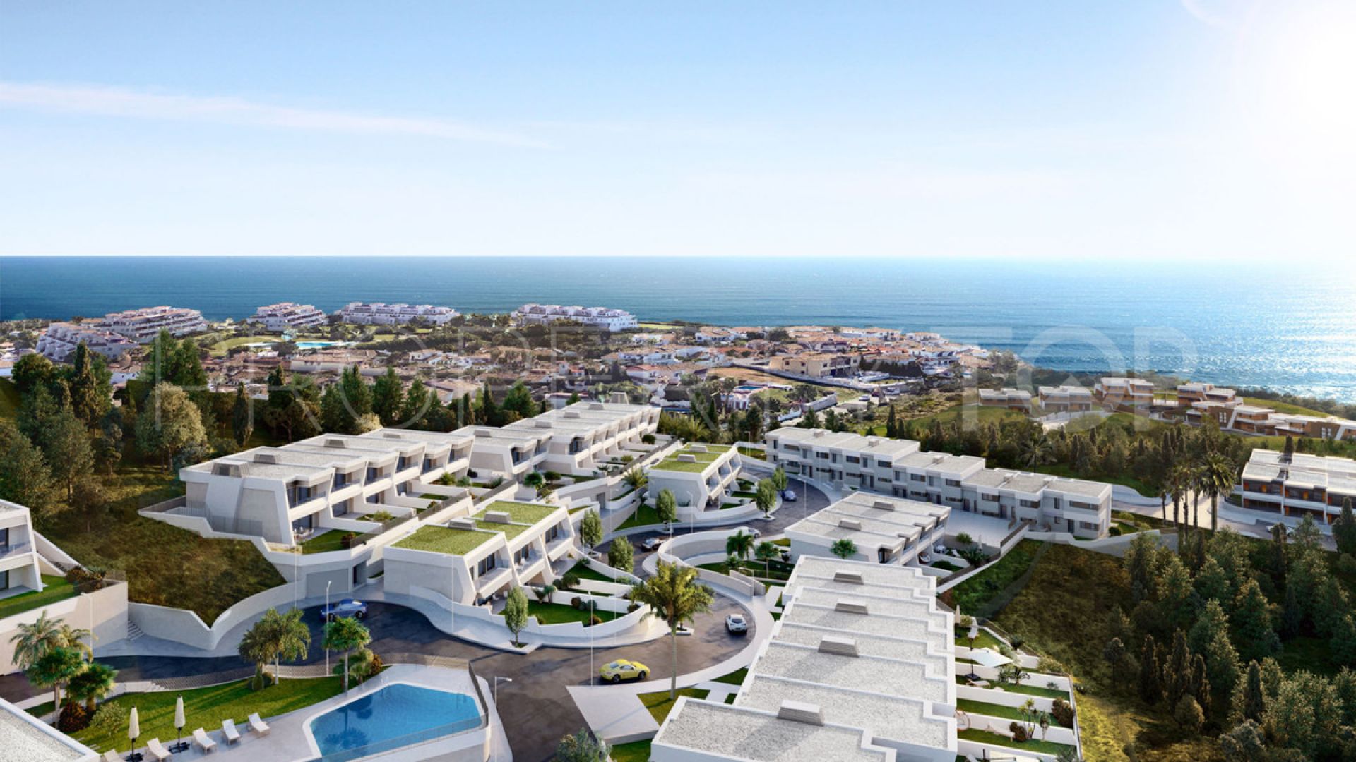 For sale Cala de Mijas town house with 4 bedrooms