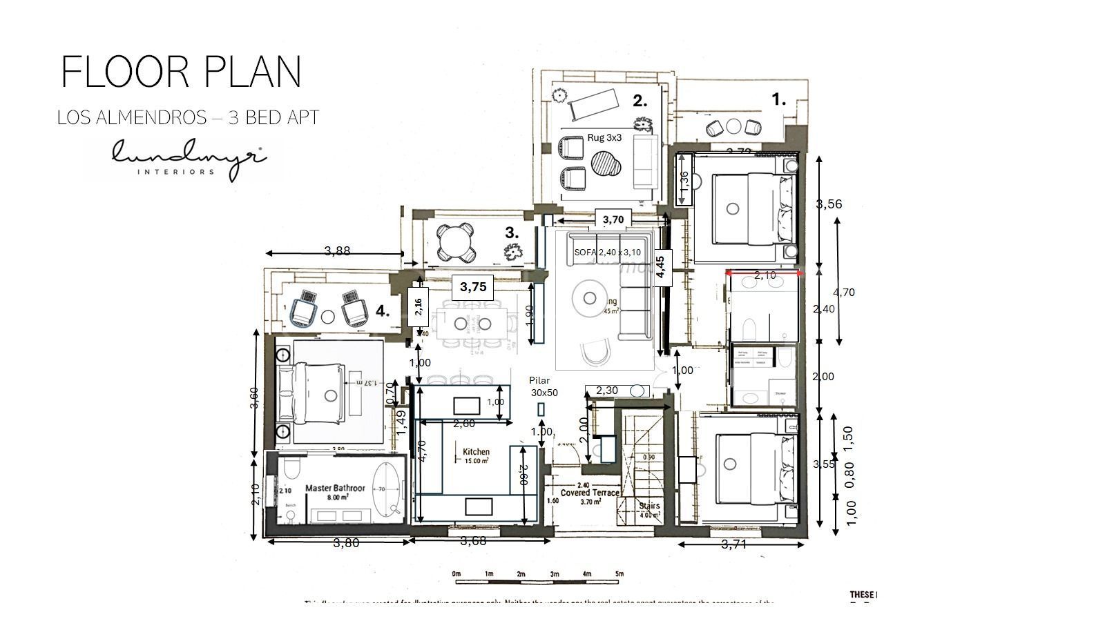 For sale penthouse with 3 bedrooms in La Quinta