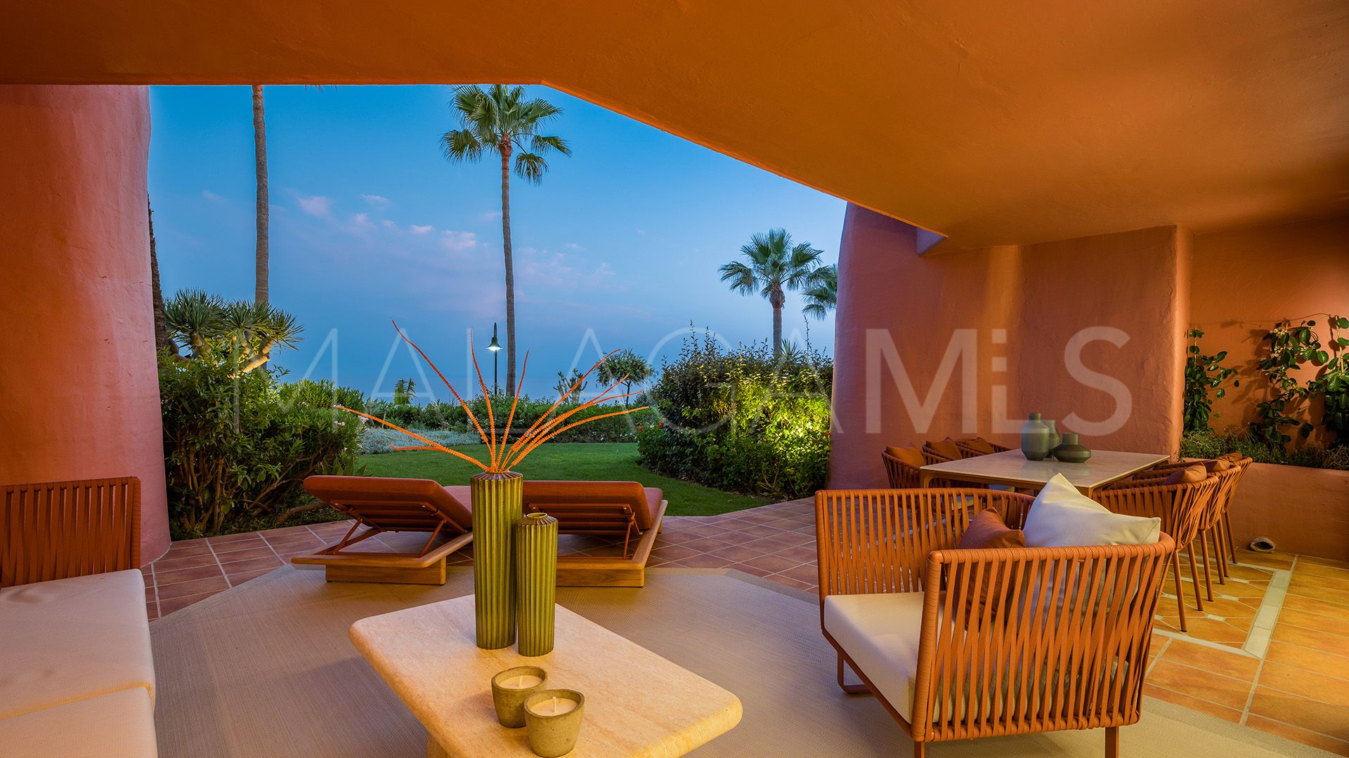 Menara Beach ground floor apartment for sale