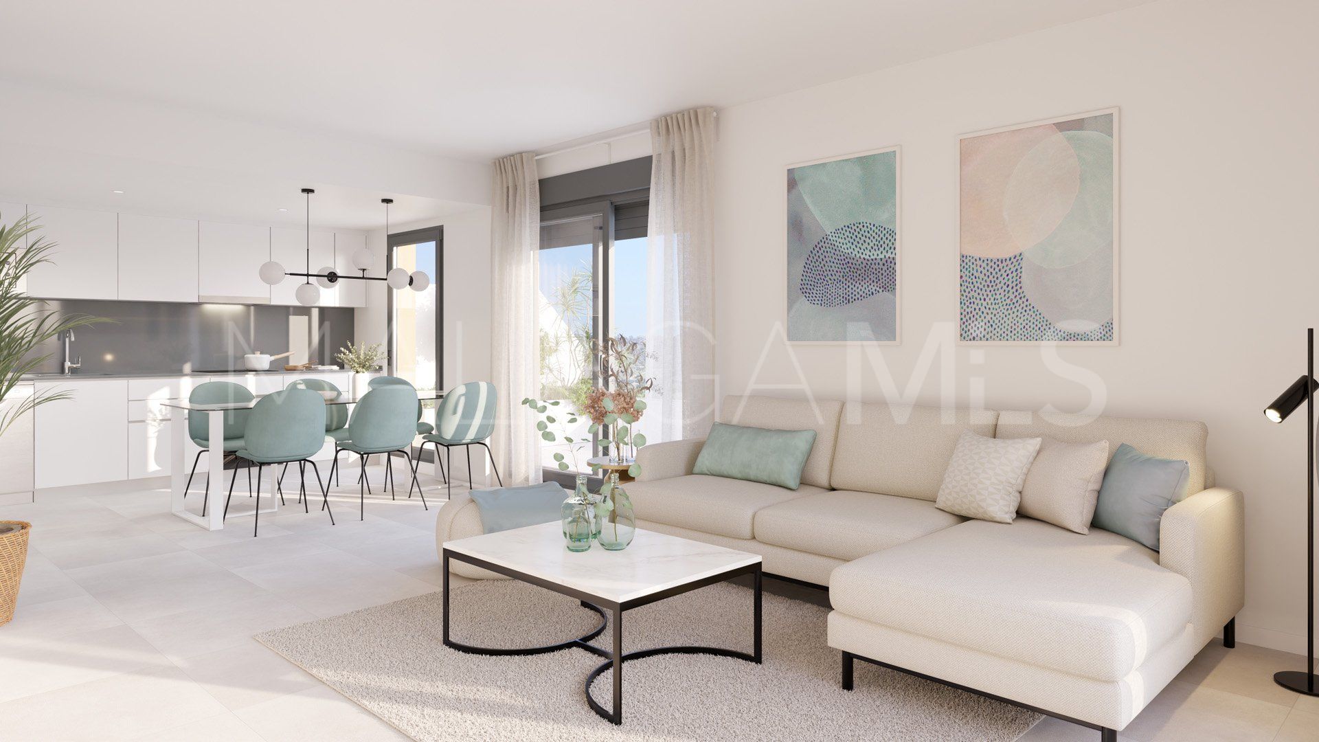 Buy penthouse with 2 bedrooms in Cala de Mijas