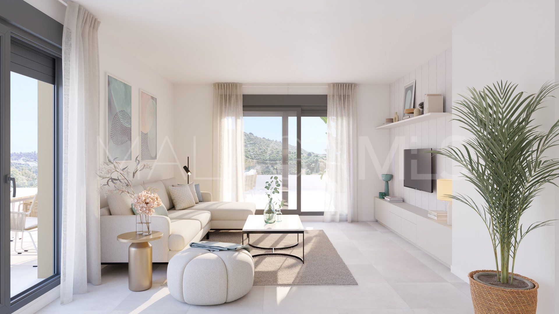 Buy penthouse with 2 bedrooms in Cala de Mijas