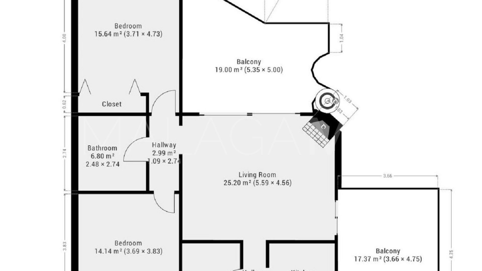 Appartement for sale in Sitio de Calahonda