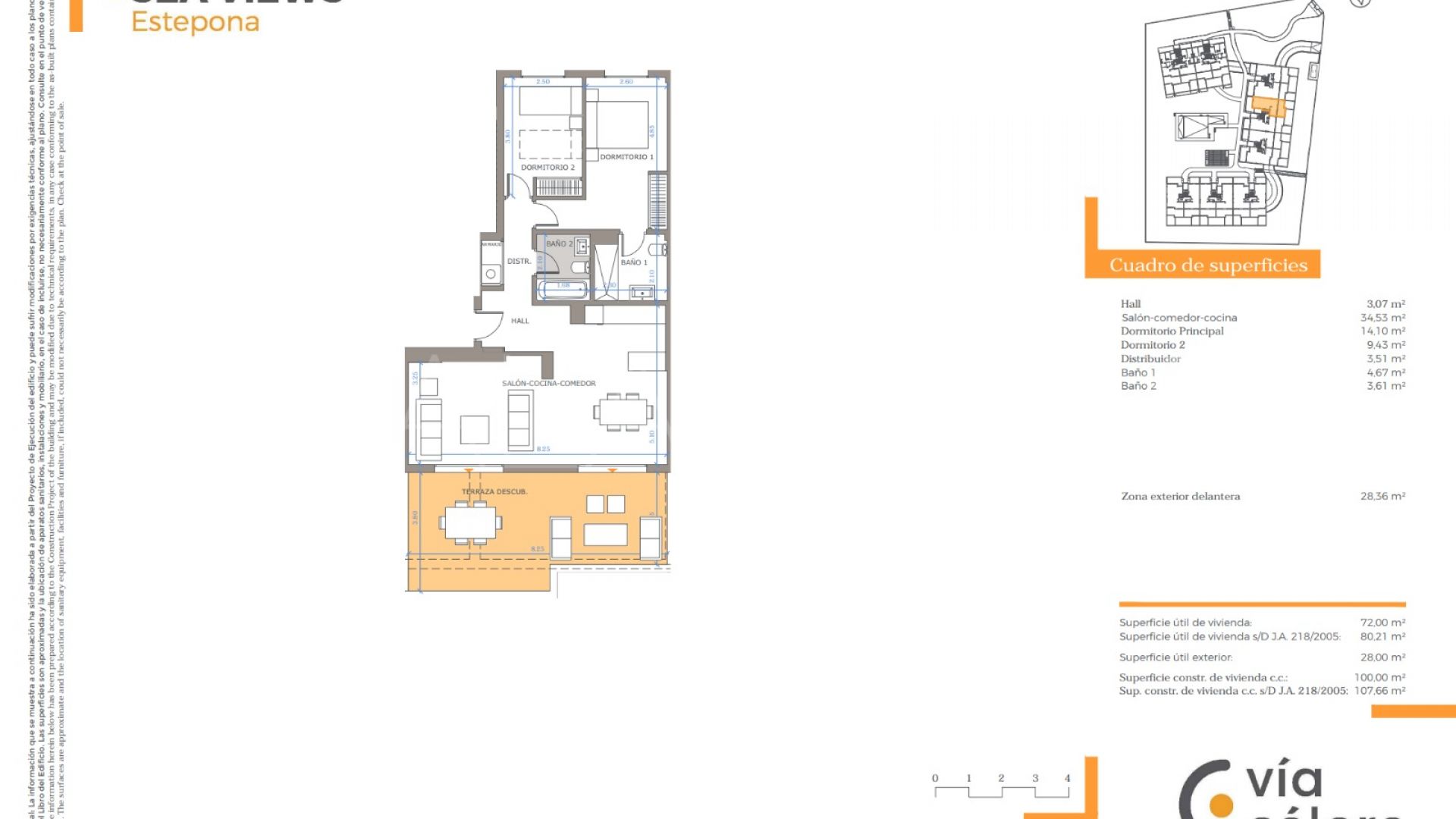For sale penthouse in La Gaspara with 2 bedrooms