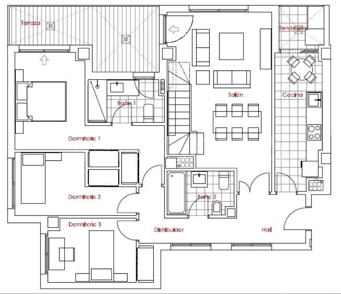 Duplex penthouse for sale in Estepona Centre