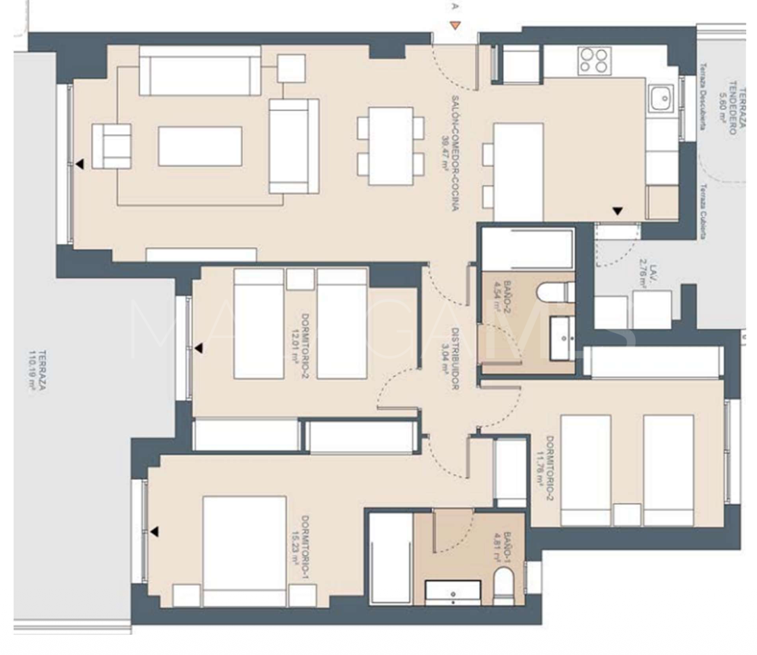 Appartement for sale in Las Mesas