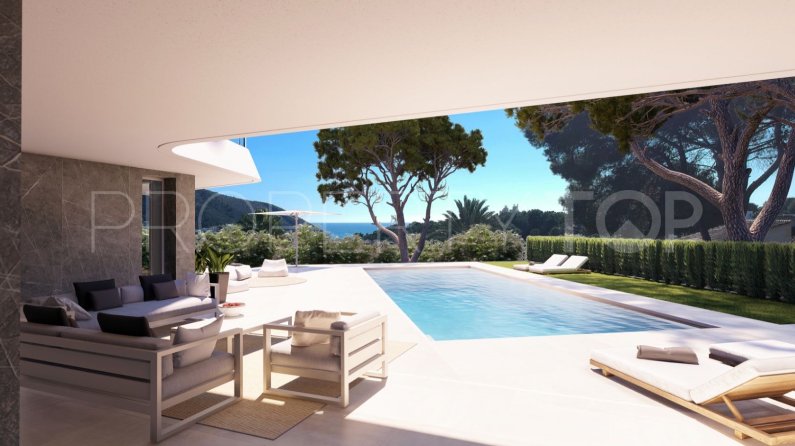 Villa for sale in Moraira with 4 bedrooms