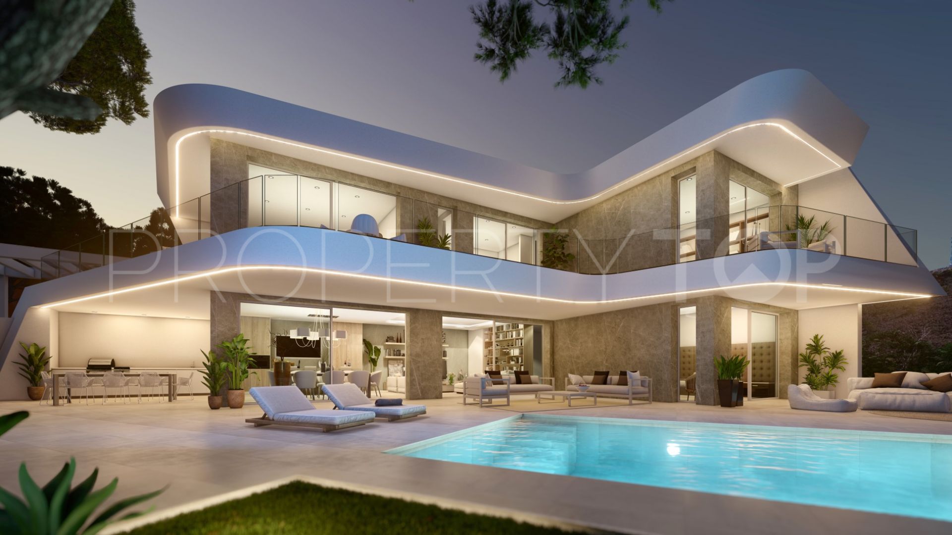 Villa for sale in Moraira with 4 bedrooms