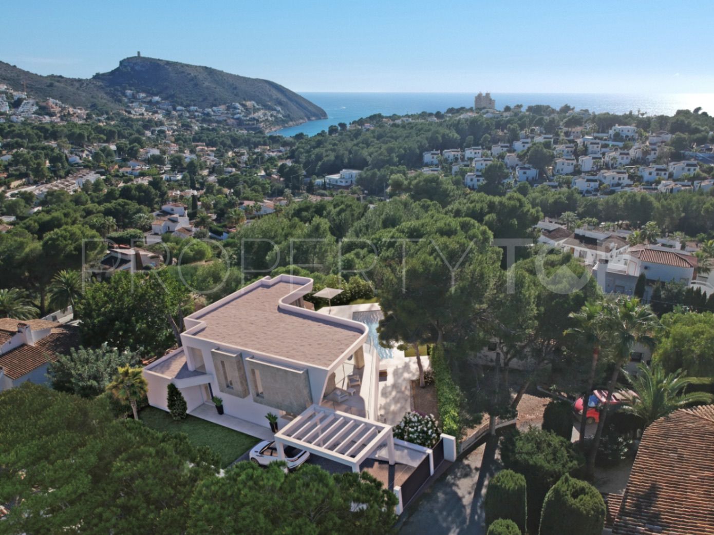 Villa for sale in Moraira with 4 bedrooms