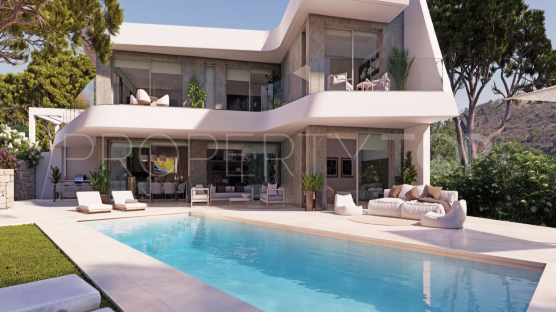 Villa for sale in Moraira with 4 bedrooms