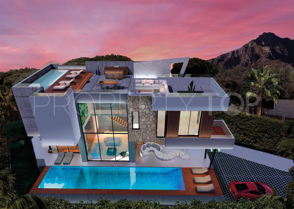 For sale Marbella Golden Mile villa with 5 bedrooms