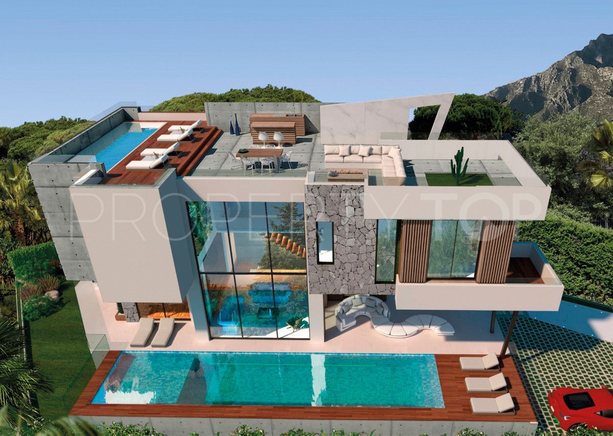 For sale Marbella Golden Mile villa with 5 bedrooms